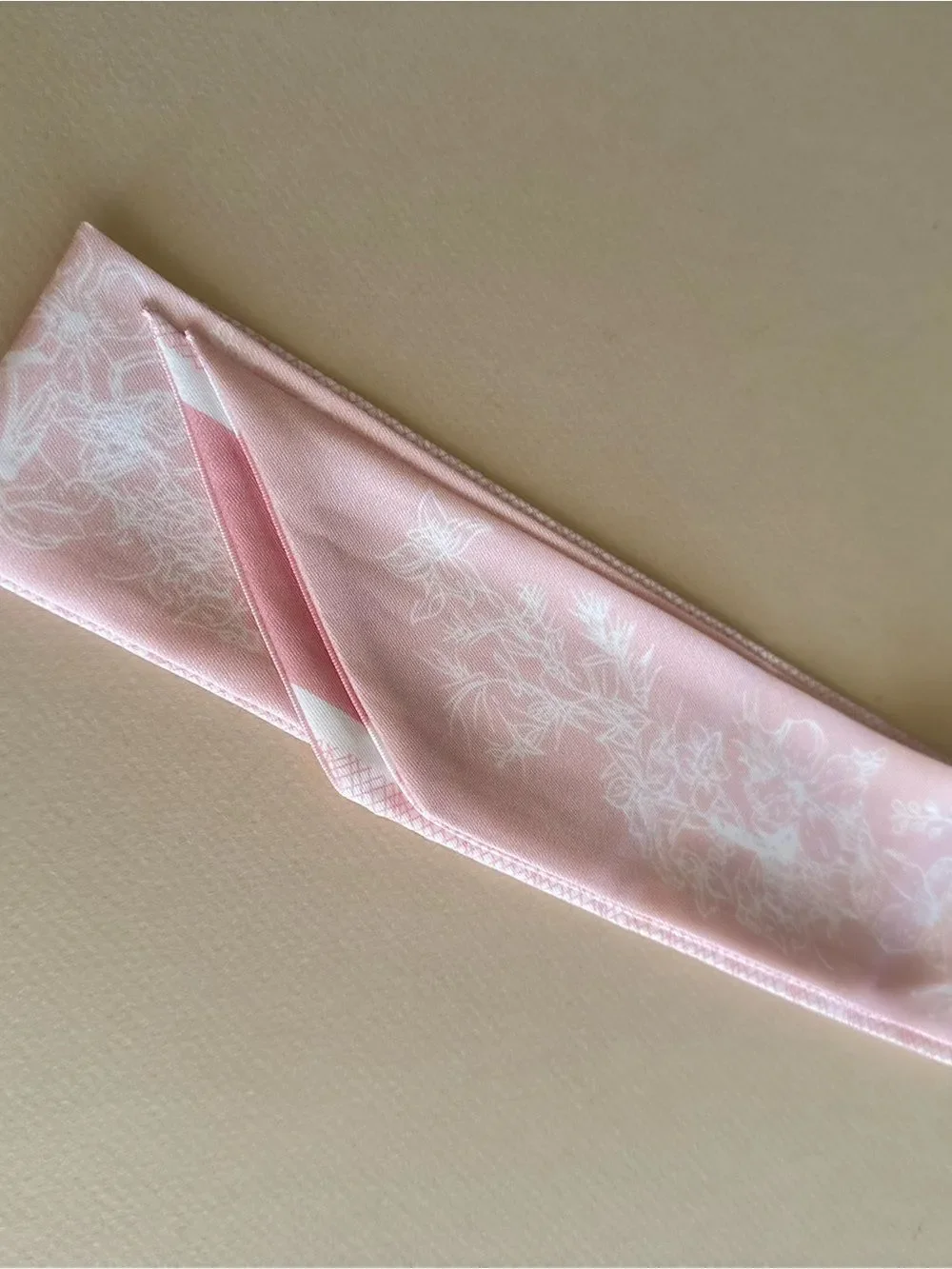 Pink Floral Scarf M1588